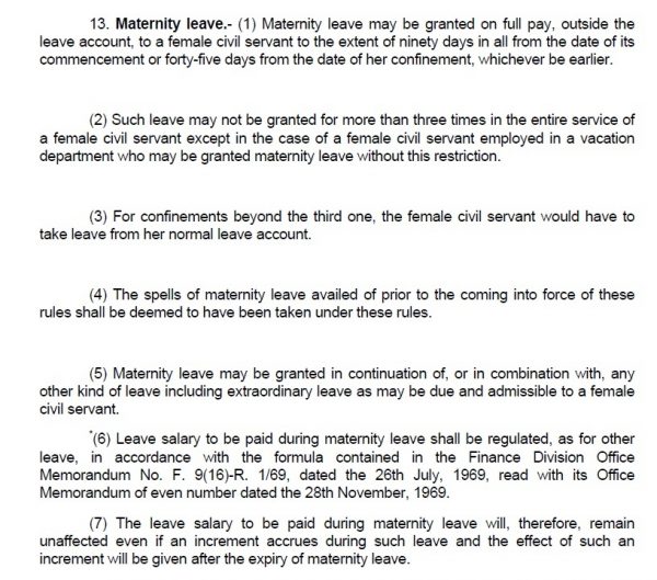 detail-of-maternity-leave-rules-for-the-government-employees-galaxy-world