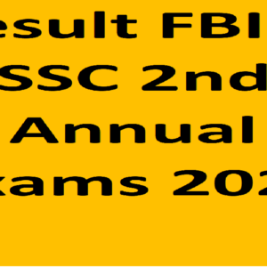 Check Online FBISE HSSC II Annual Result 2022 Galaxy World