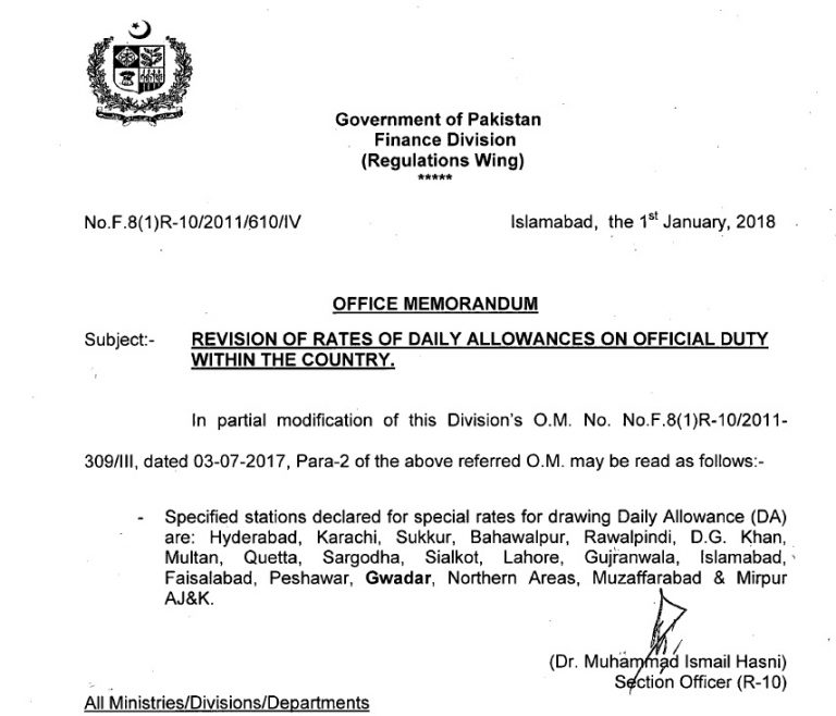 revision-of-rates-of-daily-allowance-on-official-duty-within-country