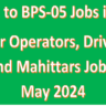 Generator Operators, Drivers, Naib Qasids and Mahittars Jobs in BPSC
