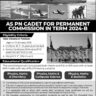 Join Pak Navy as PN Cadet for PC 2024-B