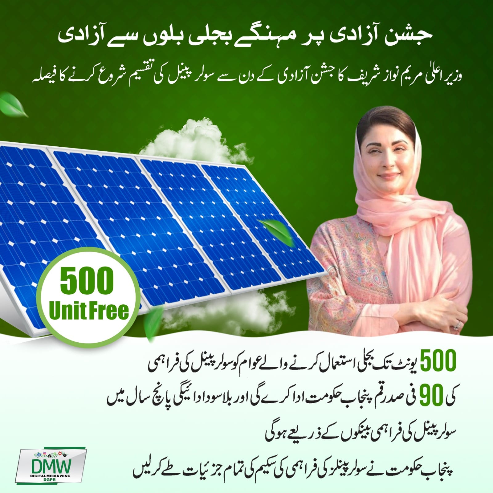 Punjab Solar Scheme upto 500 Units Users