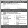 Visiting Faculty Vacancies in GCU Lahore 2024