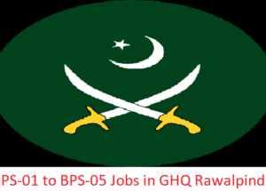 GHQ Rawalpindi BPS-01 to BPS-05 Jobs Sep 2024