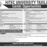 HITEC University Taxila Job Vacancies Sep 2024