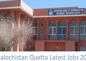 Balochistan Board of Intermediate & Secondary Education (BISE) Quetta Jobs 2024