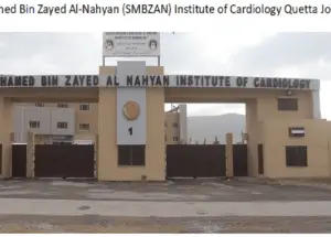 Shiek Mohamed Bin Zayed Al-Nahyan (SMBZAN) Institute of Cardiology Quetta Jobs Sep 2024