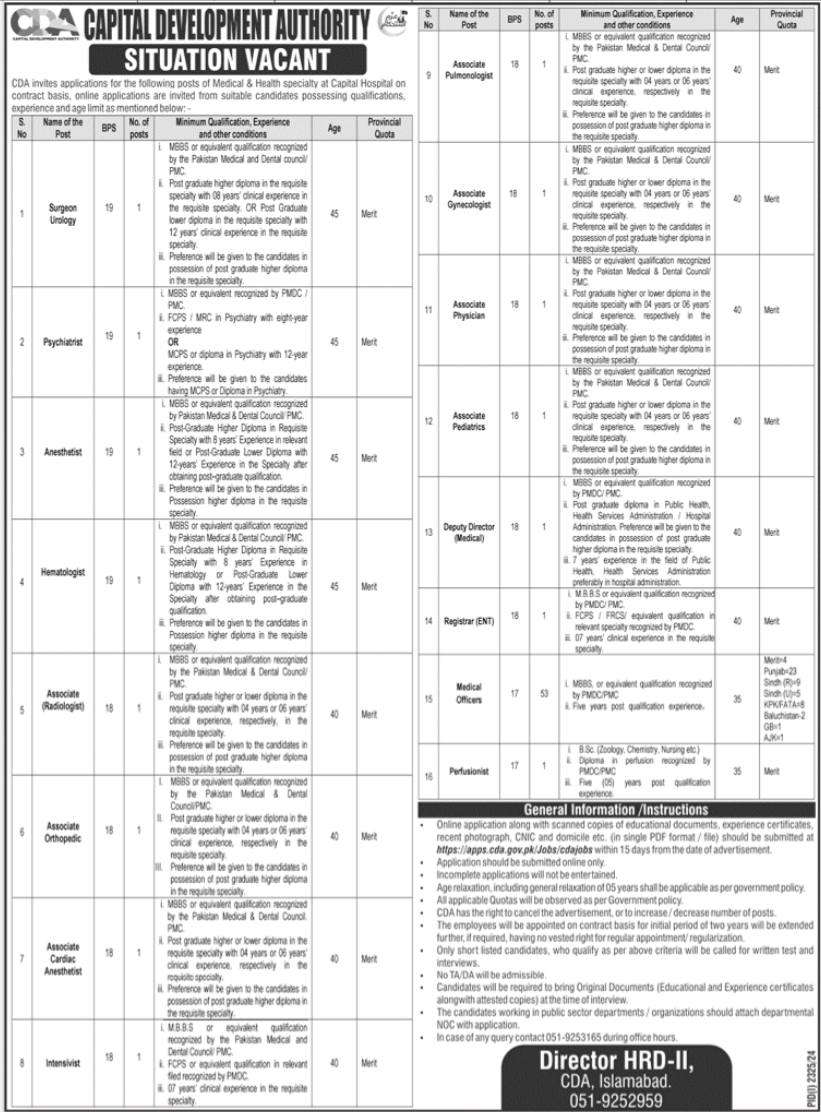 Capital Development Authority 