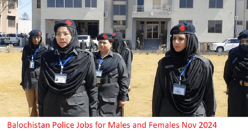 Police Constables and Lady Constables (BPS-07) Jobs in Balochistan Police Quetta 2024